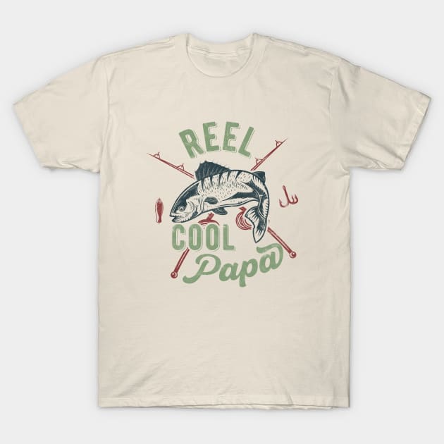 Reel Cool Papa T-Shirt by hibahouari1@outlook.com